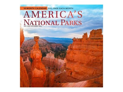 2022-2023 BrownTrout Americas National Parks 12 x 12 Monthly Wall Calendar (9781975454777)