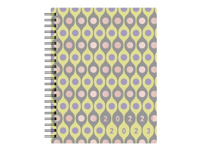 2022-2023 Plato Vintage Funk 6 x 7.75 Weekly Desk Planner, Multicolor (9781975450342)