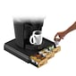 Mind Reader Anchor Wood Veneer Coffee Pod Storage Drawer For 36 K-Cup, Black (TRAY6-BRN)