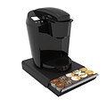 Mind Reader Coupe 30 Capacity Coffee Pod Drawer,  Black (TRY30-BLK)