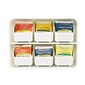 Mind Reader 'Clutch' 6 drawer Tea Bag Holder, White (STBORG-WHT)
