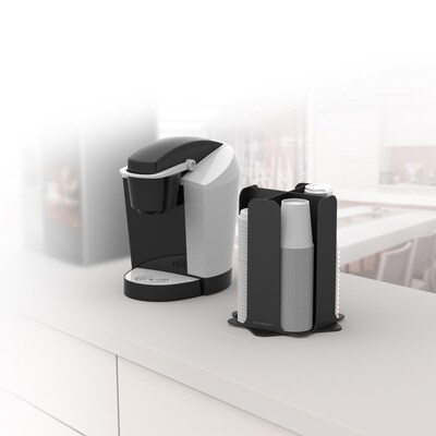 Mind Reader Totem Coffee Organizer, Black (CDISP-BLK)