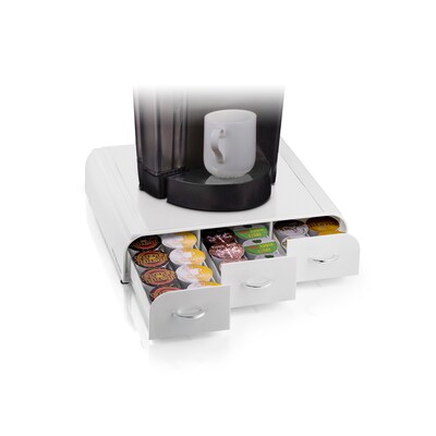 Mind Reader 'Combo' 2 Piece Drawer and Condiment Organizer, White (CMB02-WHT)