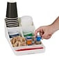 Mind Reader 'Trove' 7 Compartment Coffee Condiment Organizer, White (COMP7-WHT)