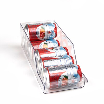 Mind Reader Stackable Acrylic Soda Can Holder 2 Pack , Clear (SCANORG2-CLR)