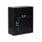 AdirOffice Ultimate Locking Wall Mounted Drop Box Mailbox, Medium, Black (631-05-BLK-PKG)