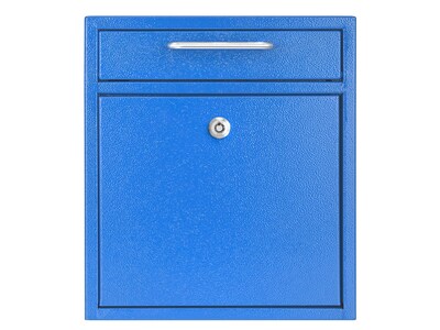 AdirOffice Indoor/Outdoor Interoffice Mailbox, Medium, Blue (631-05-BLU-PKG)