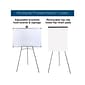 Excello Global Products Flip Chart Presentation Easel, 70", Black Aluminum, 2/Pack (EGP-HD-0039)