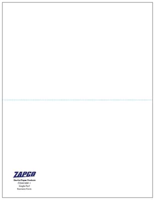 Zapco Invoices, 8.5 x 11, 500 Sets/Book (MBF-1-500BWH51F)