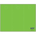 Zapco® 3.67 x 8 1/2 174 GSM Spring Digital Cover Door Hangers, Green, 334/Pack (212-334ETGH43B)