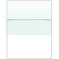 Zapco® 8 1/2 x 11 Security Check in the Middle Papers, Void Green, 500/Pack (CK10-500GRN)