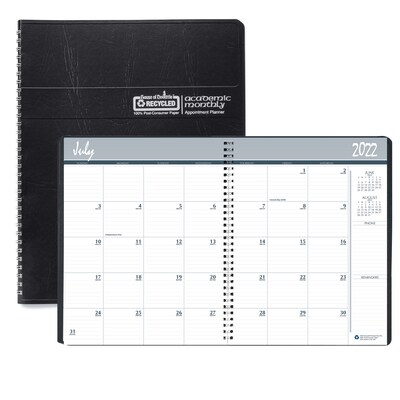 2022-2023 House of Doolittle 8 1/2 x 11 Academic Planner, Bright Blue (26502-23)