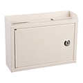AdirOffice Multipurpose Mailbox Drop Box with Suggestion Cards, Medium, White (631-02-WHI-PKG)