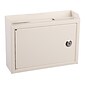 AdirOffice Multipurpose Drop Box Mailbox with Suggestion Cards, Medium, White (631-02-WHI-PKG)