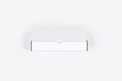 White Corrugated Mailers, 12 x 11-3/4 x 3-1/4, 50/Bundle