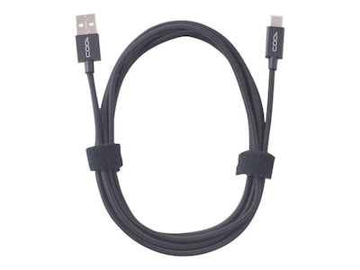 CODi 6 USB-C to USB-A Braided Nylon Charge & Sync Cable, Black (A10161)