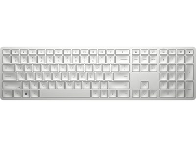 HP 970 Wireless Programmable Keyboard, Natural Silver (3Z729AA#ABA)