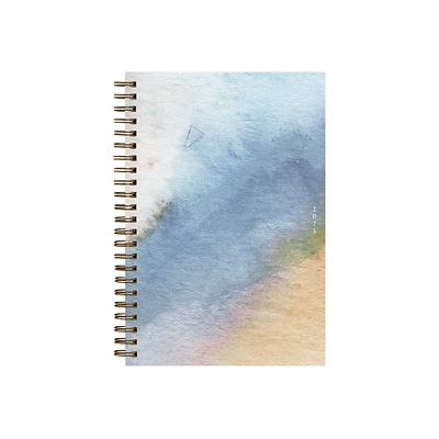 2023 Blue Sky One Tree Planted Andreo 5 x 8 Weekly & Monthly Planner, Blue/Yellow (137950-23)