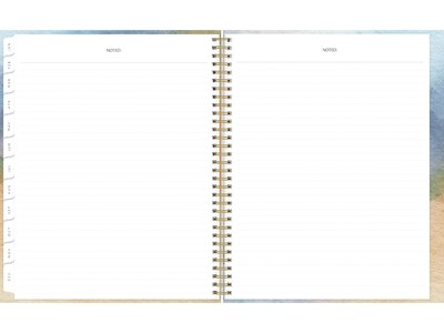 2023 Blue Sky One Tree Planted Andreo 8.5" x 11" Weekly & Monthly Planner, Blue/Yellow (137948-23)