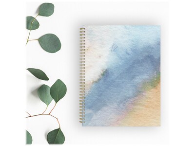 2023 Blue Sky One Tree Planted Andreo 8.5" x 11" Weekly & Monthly Planner, Blue/Yellow (137948-23)