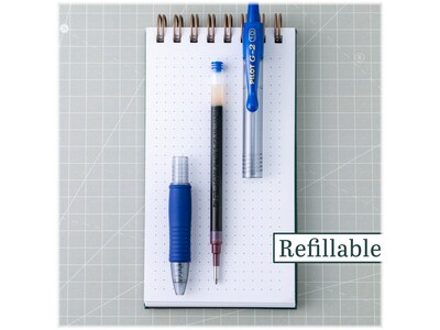 Pilot G2 Retractable Gel Pen, Bold Point, Blue Ink, 5/Pack (G21C5BLU)