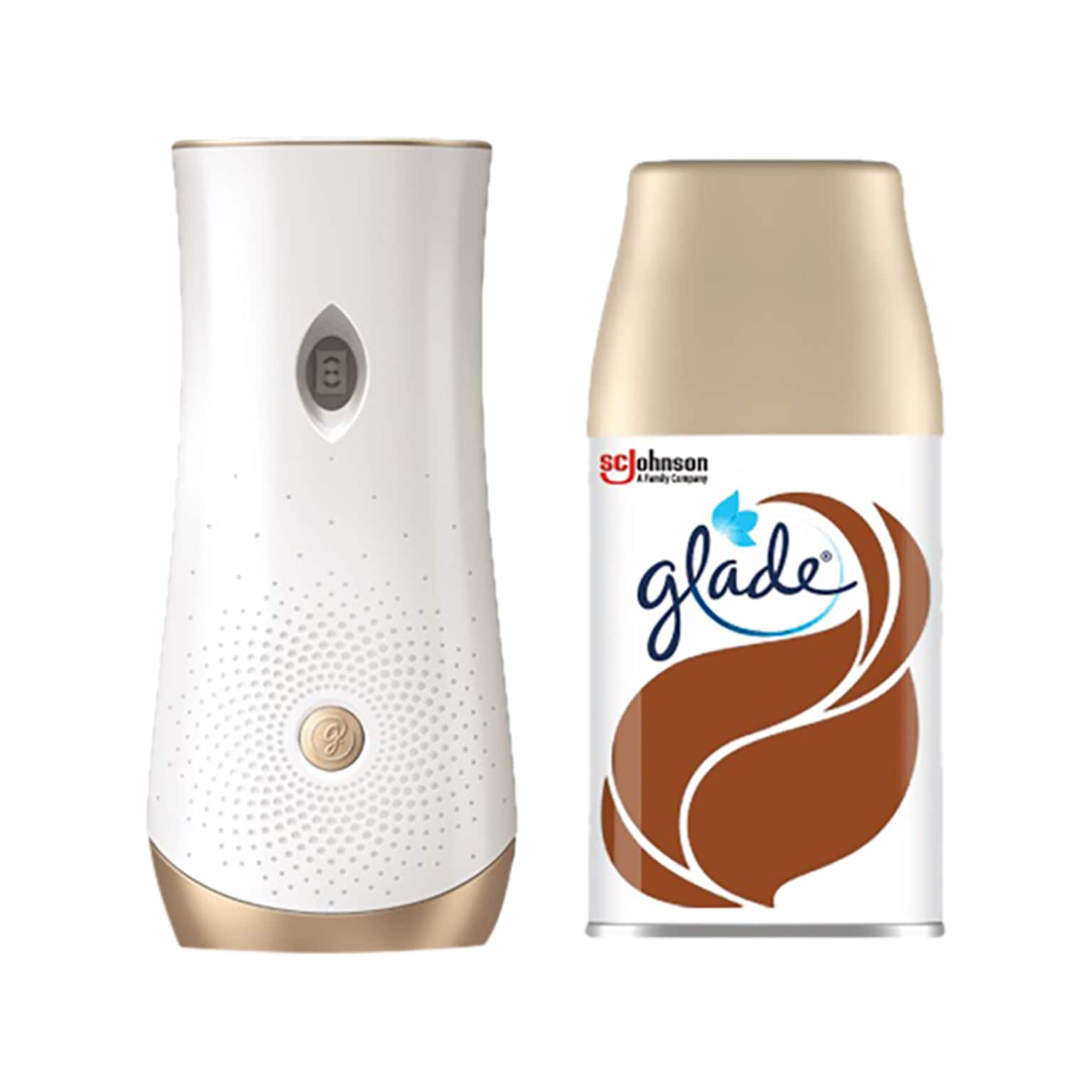 Glade Automatic Spray Starter Kit, Refill, Cashmere Woods Scent (328613)