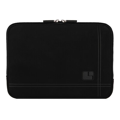 SumacLife Microsuede 15 Protective Carrying Sleeve (Black with Black Edge)