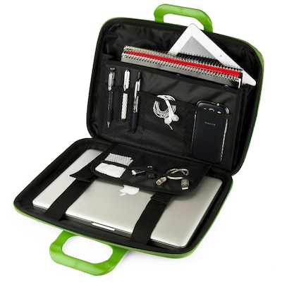 SumacLife Cady Laptop Organizer Bag Fits up to 15" Laptop Organizers (Green)