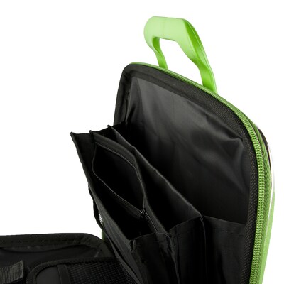 SumacLife Cady Laptop Organizer Bag Fits up to 14" Laptop Organizers (Green)