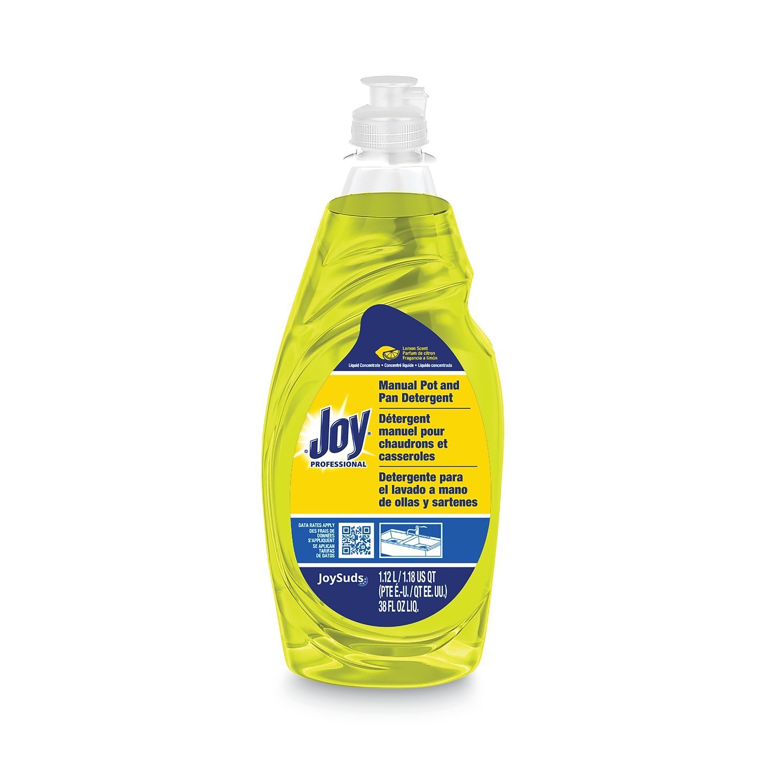 Joy® Dishwashing Liquid, 38 oz Bottle, 8/Carton