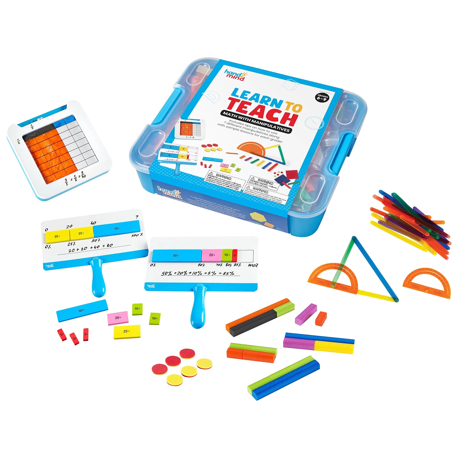 hand2mind Learn to Teach Math Manipulative Kit (94521)