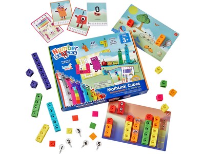 hand2mind Numberblocks MathLink Cubes 1-10 Activity Set (93417)