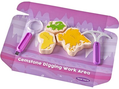 hand2mind World of Gemstones Dig Kit (93419)