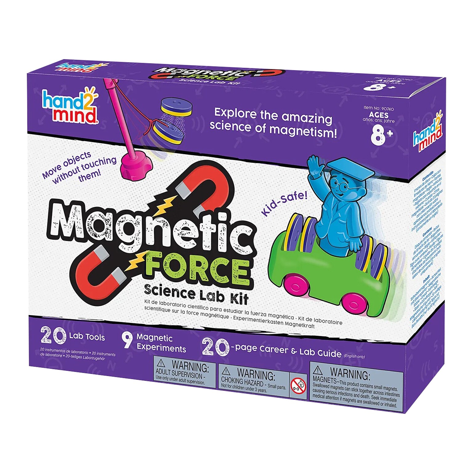 hand2mind Magnetic Force Science Lab Kit (90740)