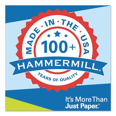 Hammermill Recycled Colored Paper, 20 lbs., 8.5" x 11", Canary, 5000 Sheets/Carton (103341)