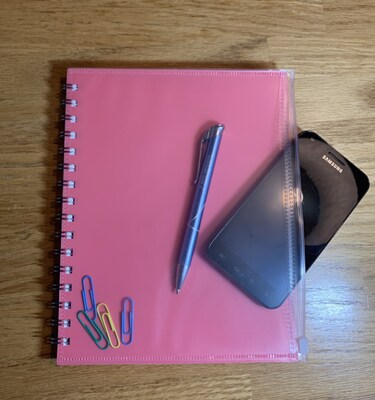 Carolina Pad Zip-It Professional Notebooks, 7 x 8.75, College Ruled, 120 Sheets (55025)