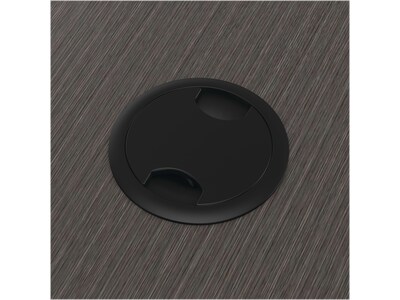 HON Mod 48"W Table Desk, Slate Teak (HLPL4824LS1ALEGBLK)