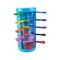 hand2mind Rainbow Fraction Measuring Cups, 9/Pack (93399)