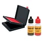 Trodat Two-Color Stamp Pad with Ink Refill, 2.38" x 4", Red and Black