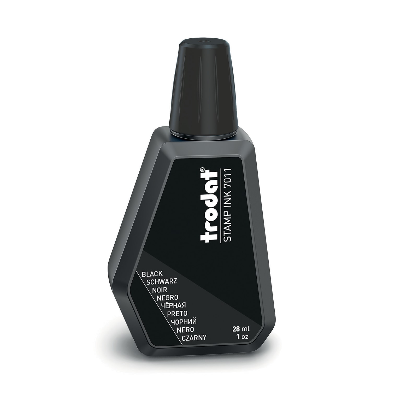 Trodat 28 ML (.9 oz.) Bottle Black Stamp Pad Refill Ink