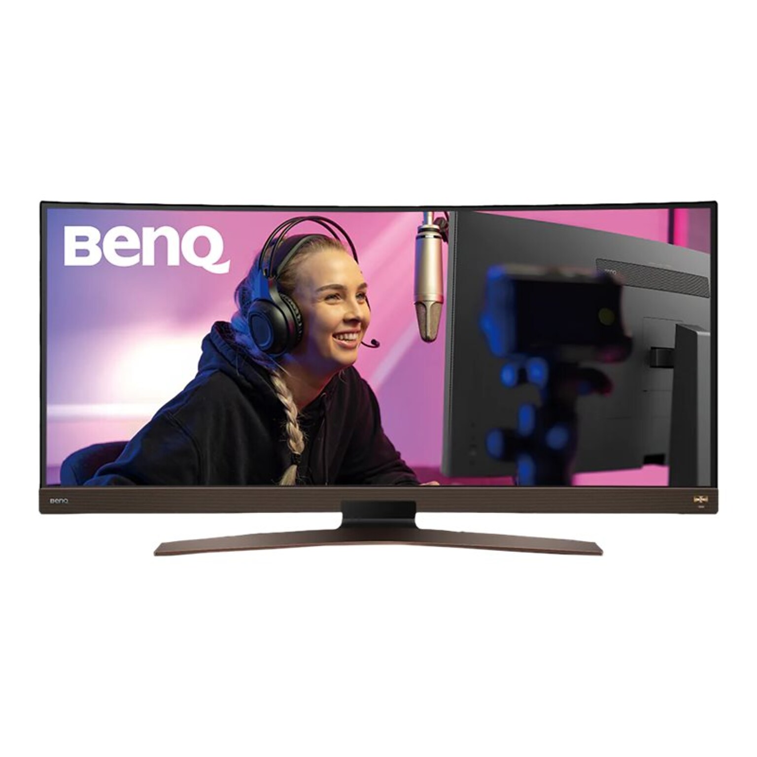 BenQ 37.5 Curved 4K Ultra HD LED Monitor, Metallic Brown (EW3880R)