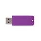 Verbatim PinStripe 16GB USB 3.2 Type A Flash Drive, Assorted Colors, 5/Pack (70387)