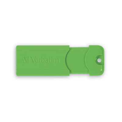 Verbatim PinStripe 16GB USB 3.2 Type A Flash Drive, Assorted Colors, 5/Pack (70387)