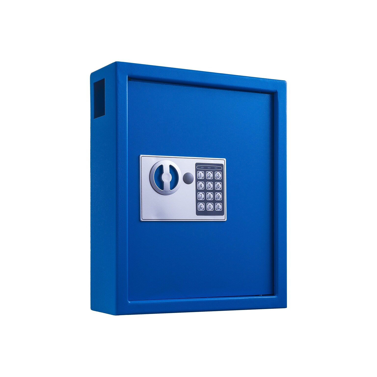 AdirOffice 40-Key Digital Lock Cabinet with Key Tags, Blue (680-40-BLU-689-PKG)