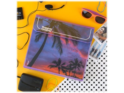 Mead Trapper Keeper 1" 3-Ring Non-View Binder, Palm Trees (260038FDE1-ECM)
