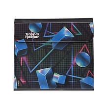 Mead Trapper Keeper 1 3-Ring Non-View Binder, ShapesY (260038CQ1-ECM)