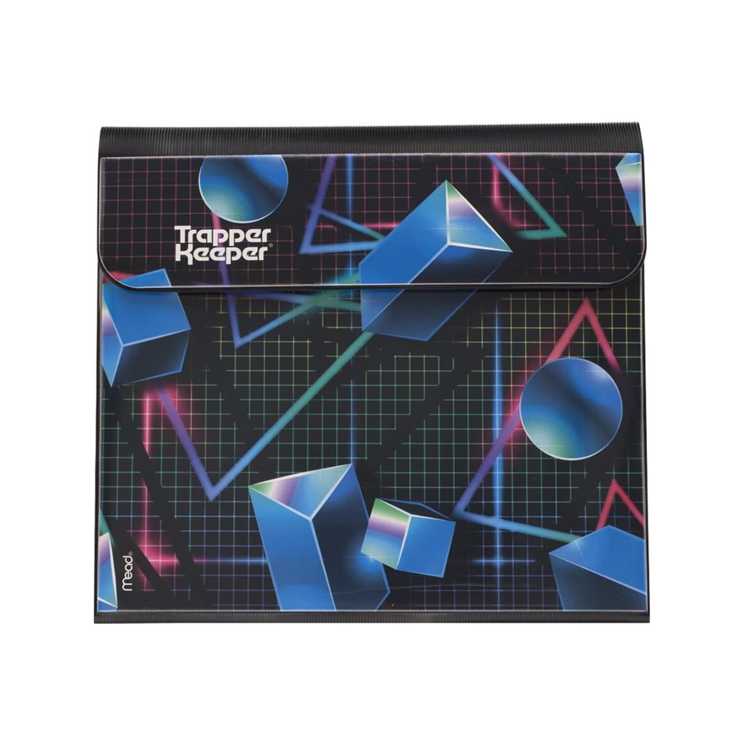 Mead Trapper Keeper 1 3-Ring Non-View Binder, Shapes (260038CQ1-ECM)