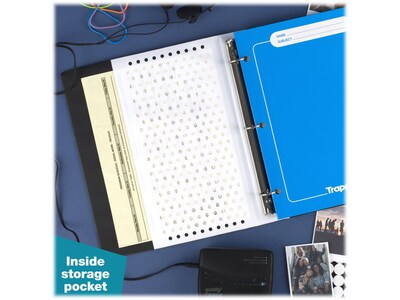 Mead Trapper Keeper 1" 3-Ring Non-View Binder, ShapesY (260038CQ1-ECM)