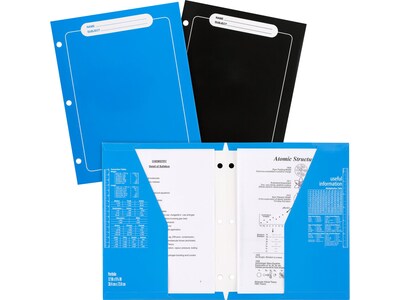 Mead Trapper Keeper 1" 3-Ring Non-View Binder, Shapes (260038CQ1-ECM)
