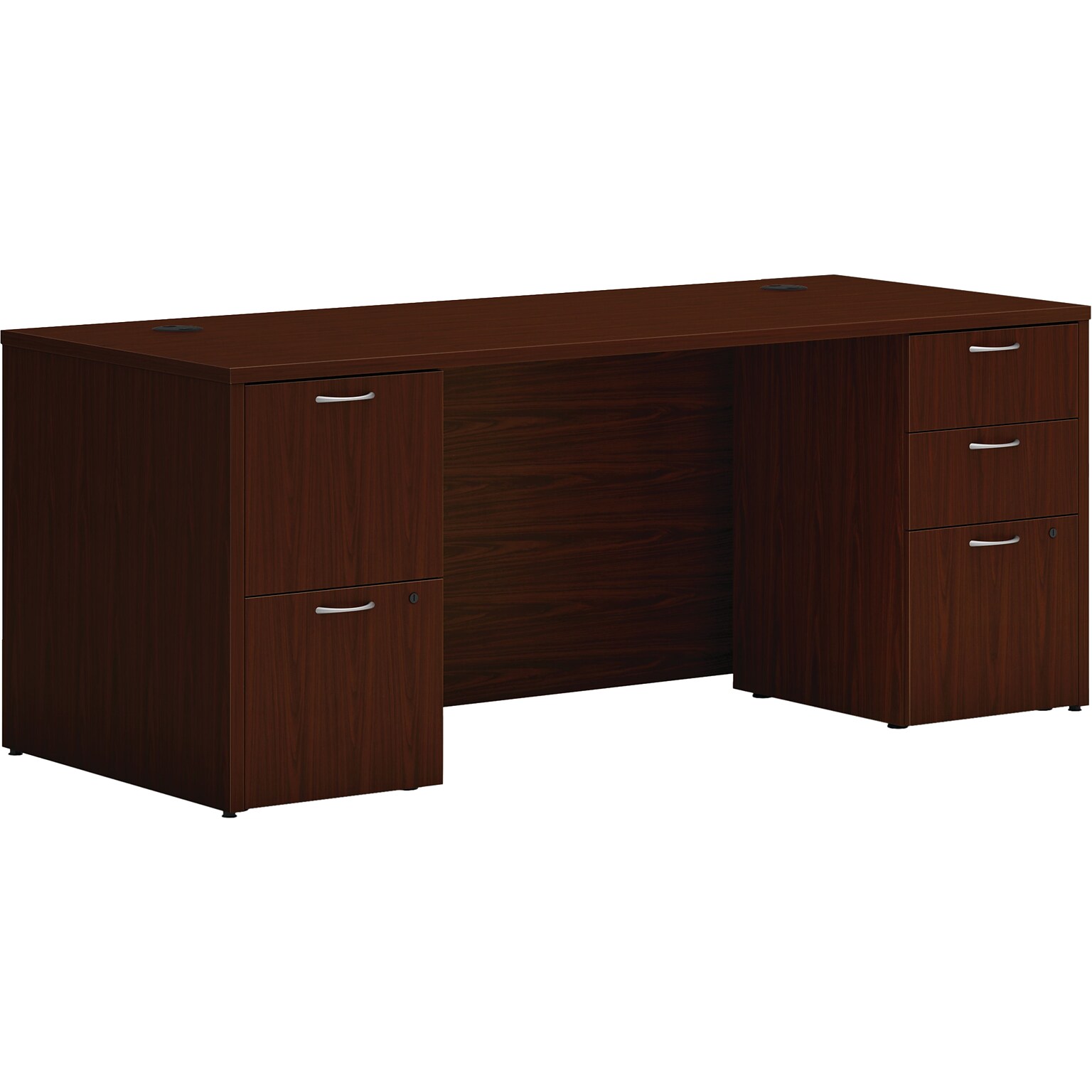 HON Mod 72 Table Desk, Traditional Mahogany (HLPLDS72PSTM1)